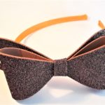 Orange Band Brown Bow