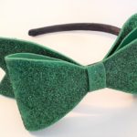 Black Band Dark Green Bow